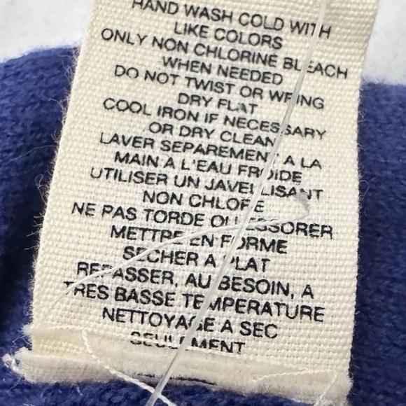 MOTH Sweater Womens Medium Royal Blue Big Button Ruffle Front Madison Cardigan - Picture 4 of 10